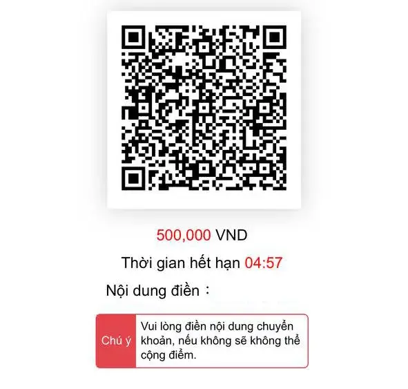 Quét mã QR và xác nhận chuyển tiền vào W88 Quét mã QR và xác nhận chuyển tiền vào W88